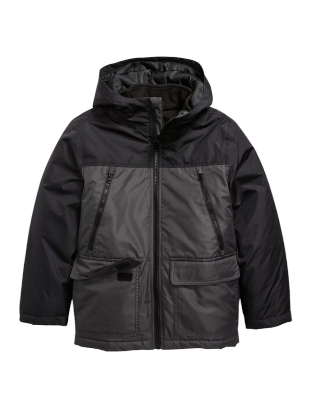 Old Navy Gender-Neutral Kids Water-Resistant Color-Blocked 3-In-1 Snow Jacket